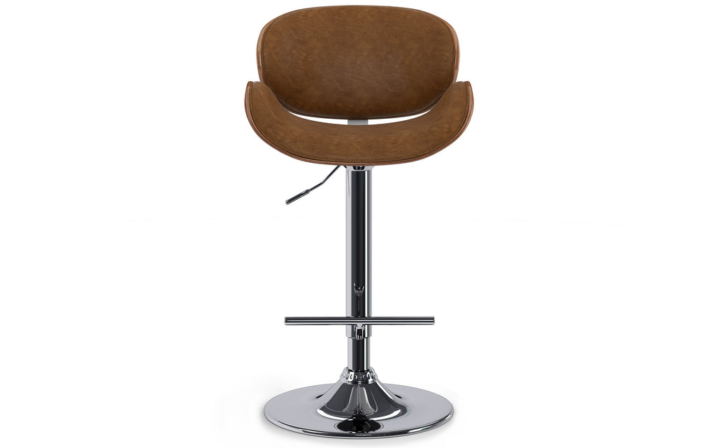 Marana Bentwood Adjustable Swivel Bar Stool