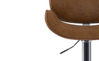 Marana Bentwood Adjustable Swivel Bar Stool