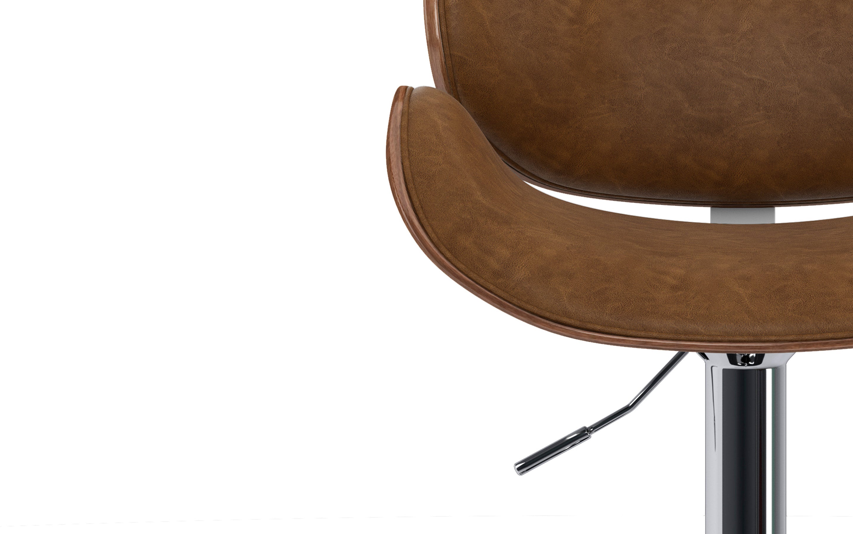 Marana Bentwood Adjustable Swivel Bar Stool