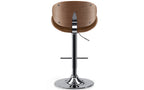 Marana Bentwood Adjustable Swivel Bar Stool