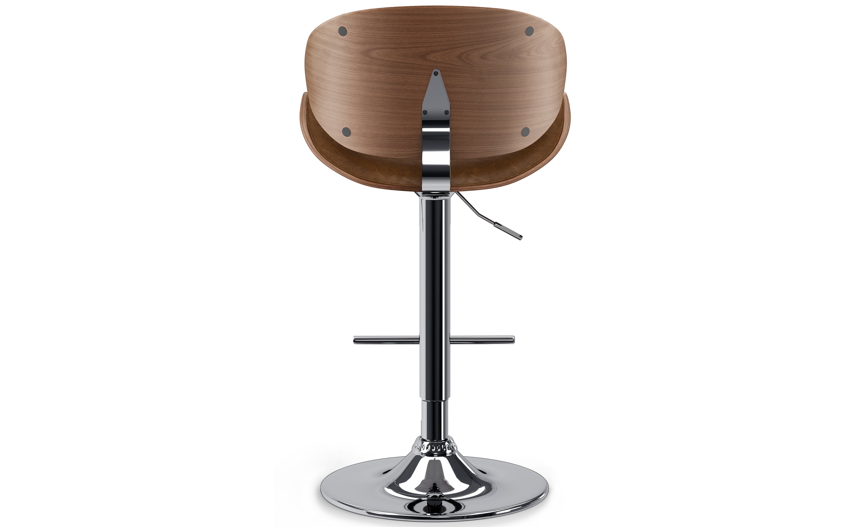 Marana Bentwood Adjustable Swivel Bar Stool