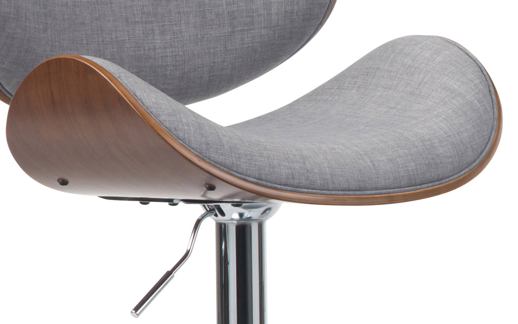 Marana Bentwood Adjustable Swivel Bar Stool