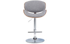 Marana Bentwood Adjustable Swivel Bar Stool