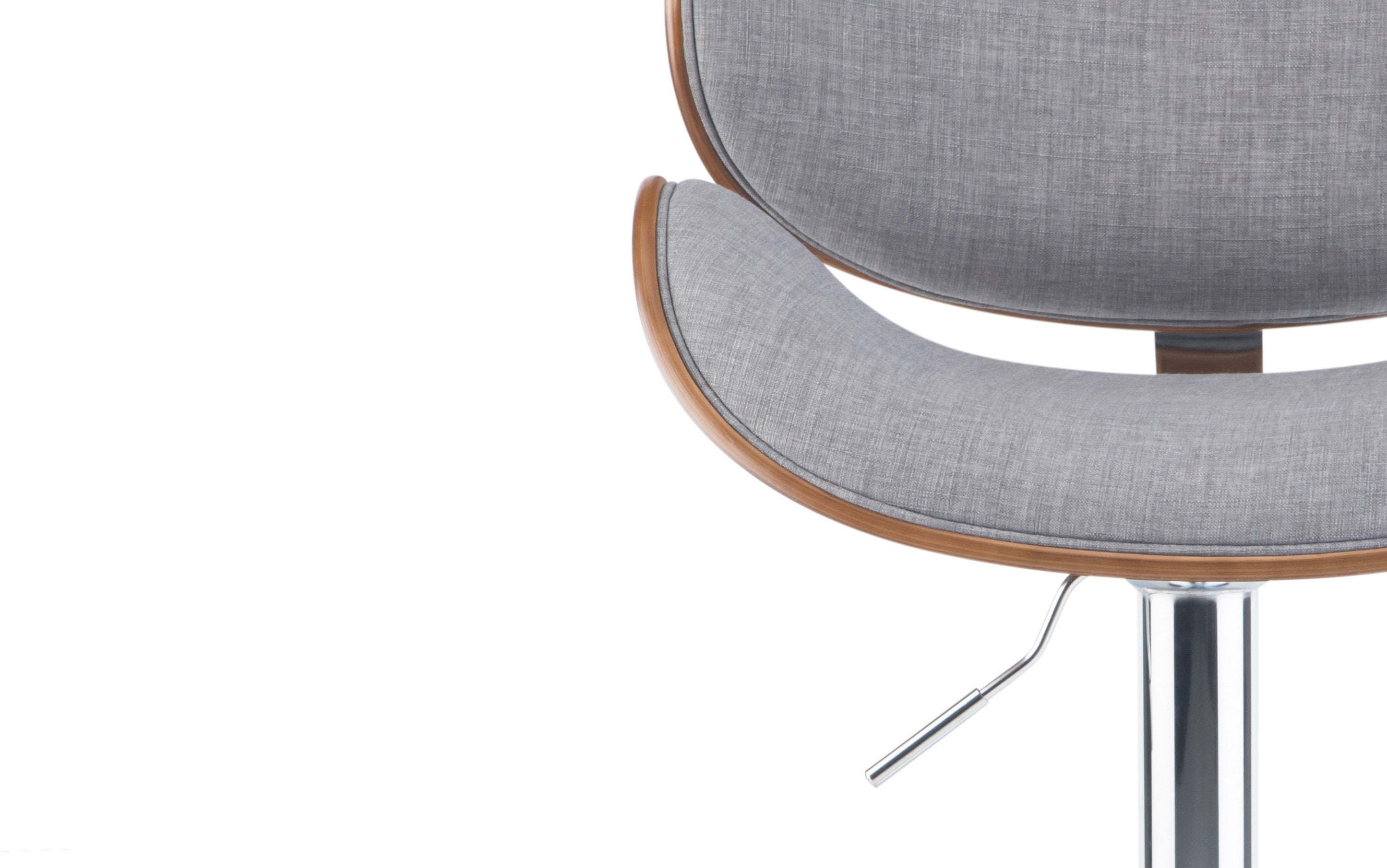 Marana Bentwood Adjustable Swivel Bar Stool