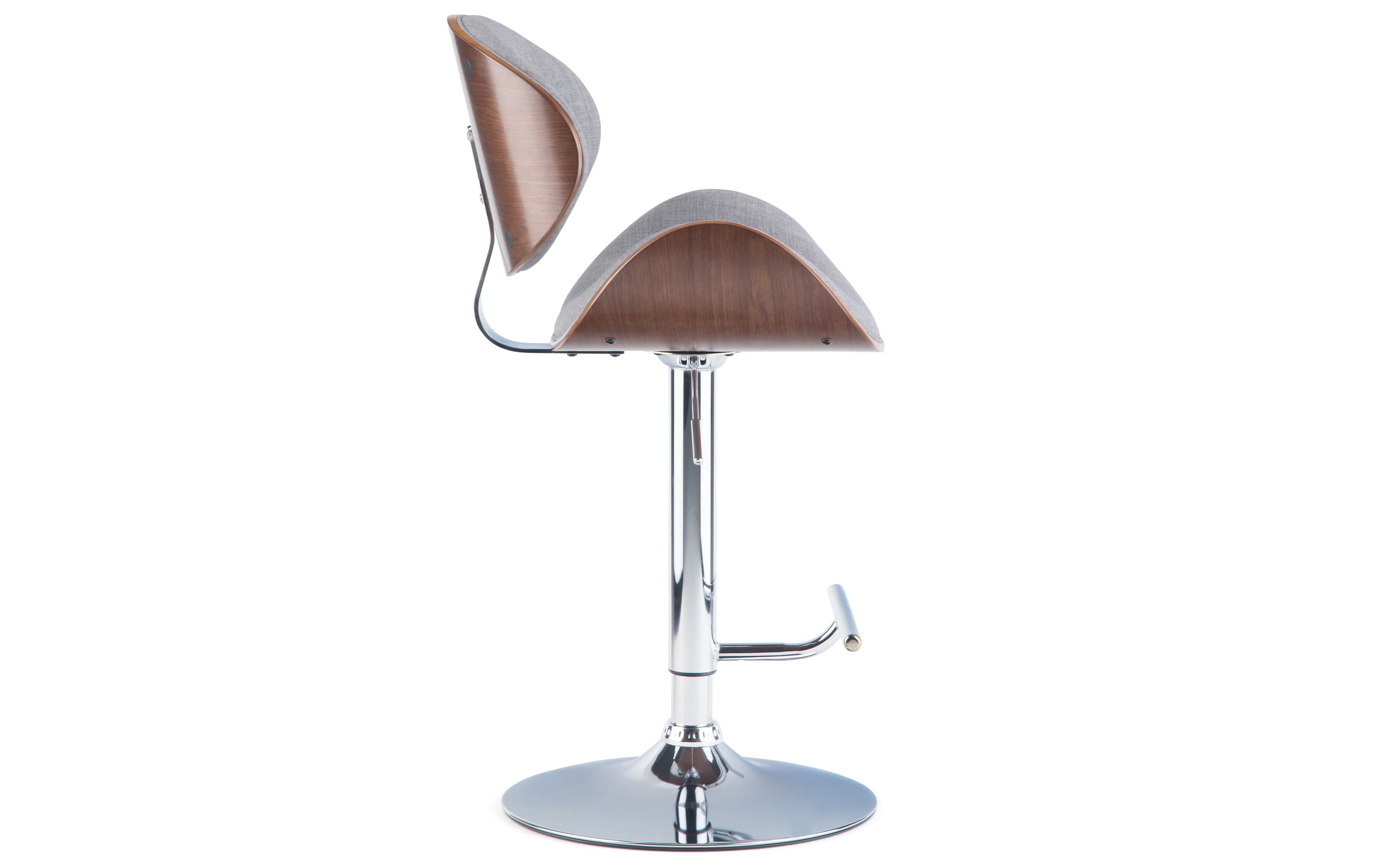 Marana Bentwood Adjustable Swivel Bar Stool