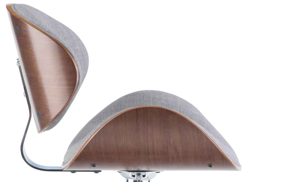 Marana Bentwood Adjustable Swivel Bar Stool