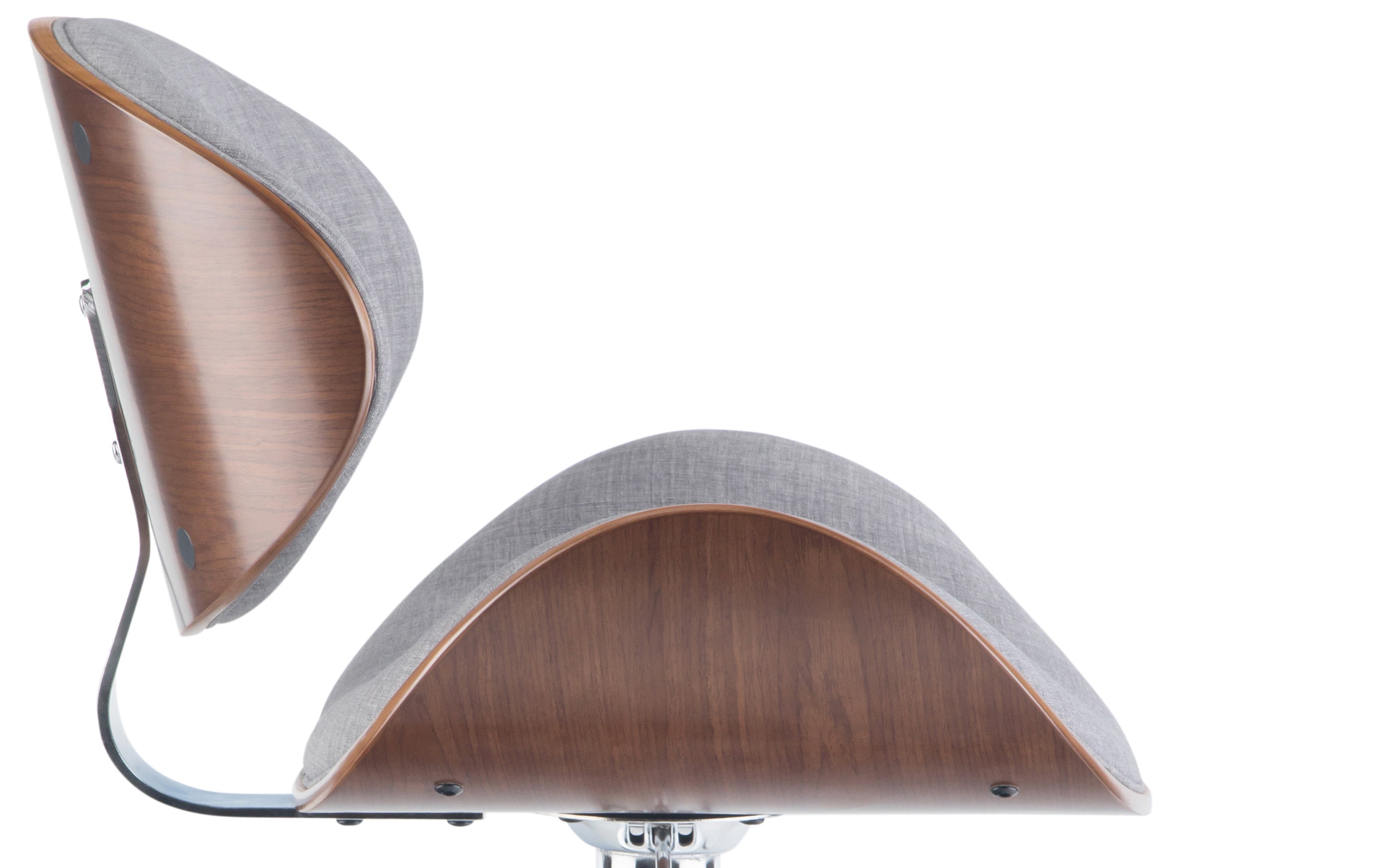 Marana Bentwood Adjustable Swivel Bar Stool