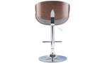 Marana Bentwood Adjustable Swivel Bar Stool