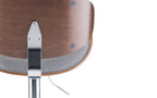 Marana Bentwood Adjustable Swivel Bar Stool