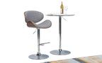 Marana Bentwood Adjustable Swivel Bar Stool