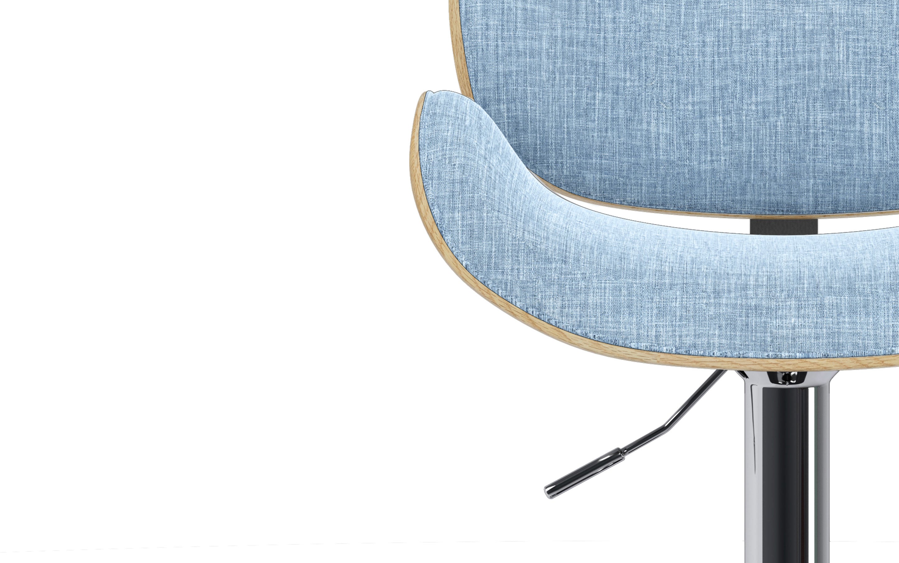 Marana Bentwood Adjustable Swivel Bar Stool