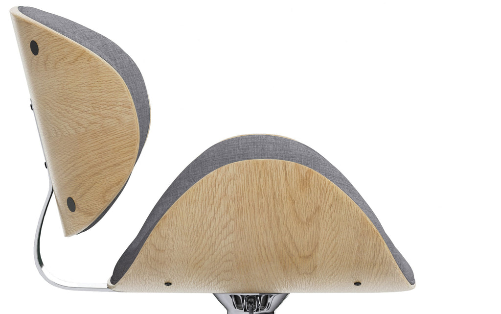 Marana Bentwood Adjustable Swivel Bar Stool