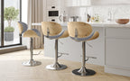 Marana Bentwood Adjustable Swivel Bar Stool
