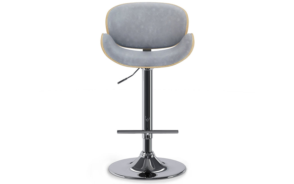 Marana Bentwood Adjustable Swivel Bar Stool