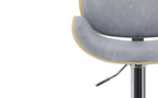 Marana Bentwood Adjustable Swivel Bar Stool