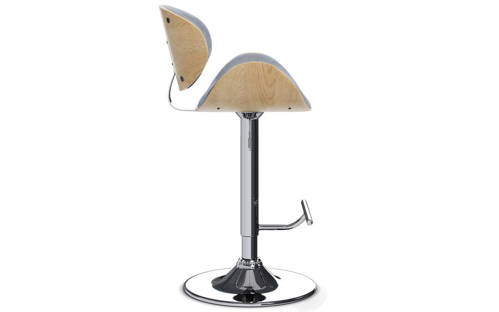 Marana Bentwood Adjustable Swivel Bar Stool