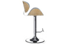 Marana Bentwood Adjustable Swivel Bar Stool