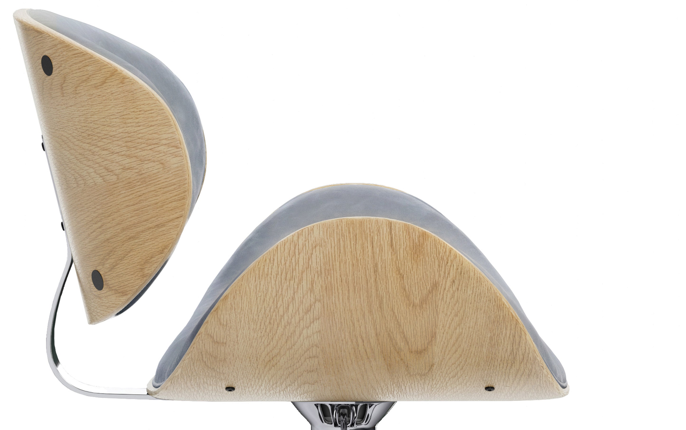 Marana Bentwood Adjustable Swivel Bar Stool