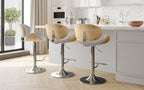 Marana Bentwood Adjustable Swivel Bar Stool