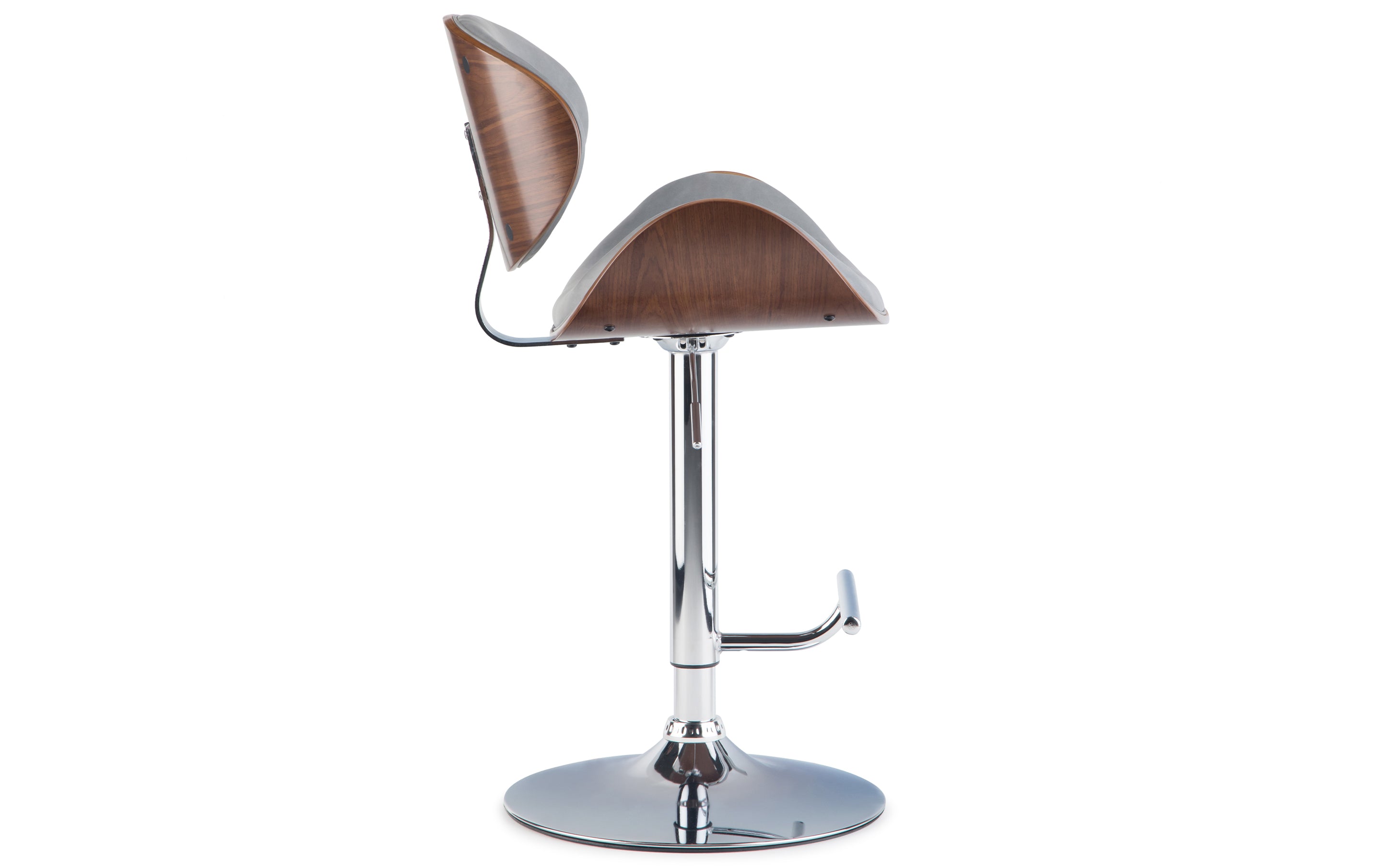 Marana Bentwood Adjustable Swivel Bar Stool