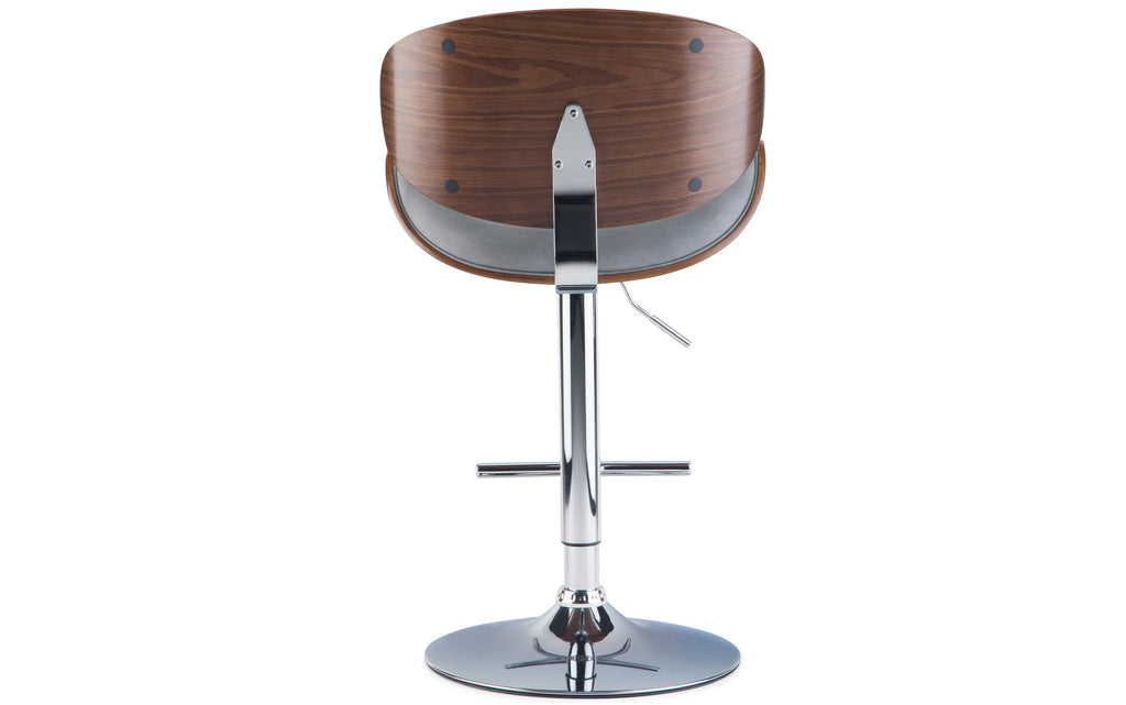Marana Bentwood Adjustable Swivel Bar Stool