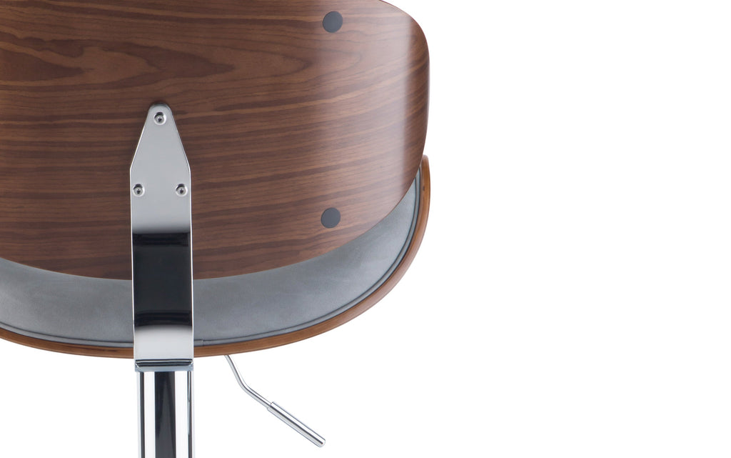 Marana Bentwood Adjustable Swivel Bar Stool