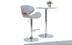 Marana Bentwood Adjustable Swivel Bar Stool