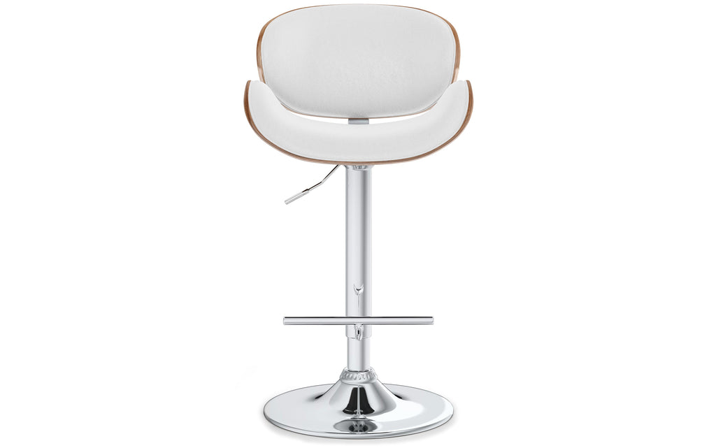 Marana Bentwood Adjustable Swivel Bar Stool