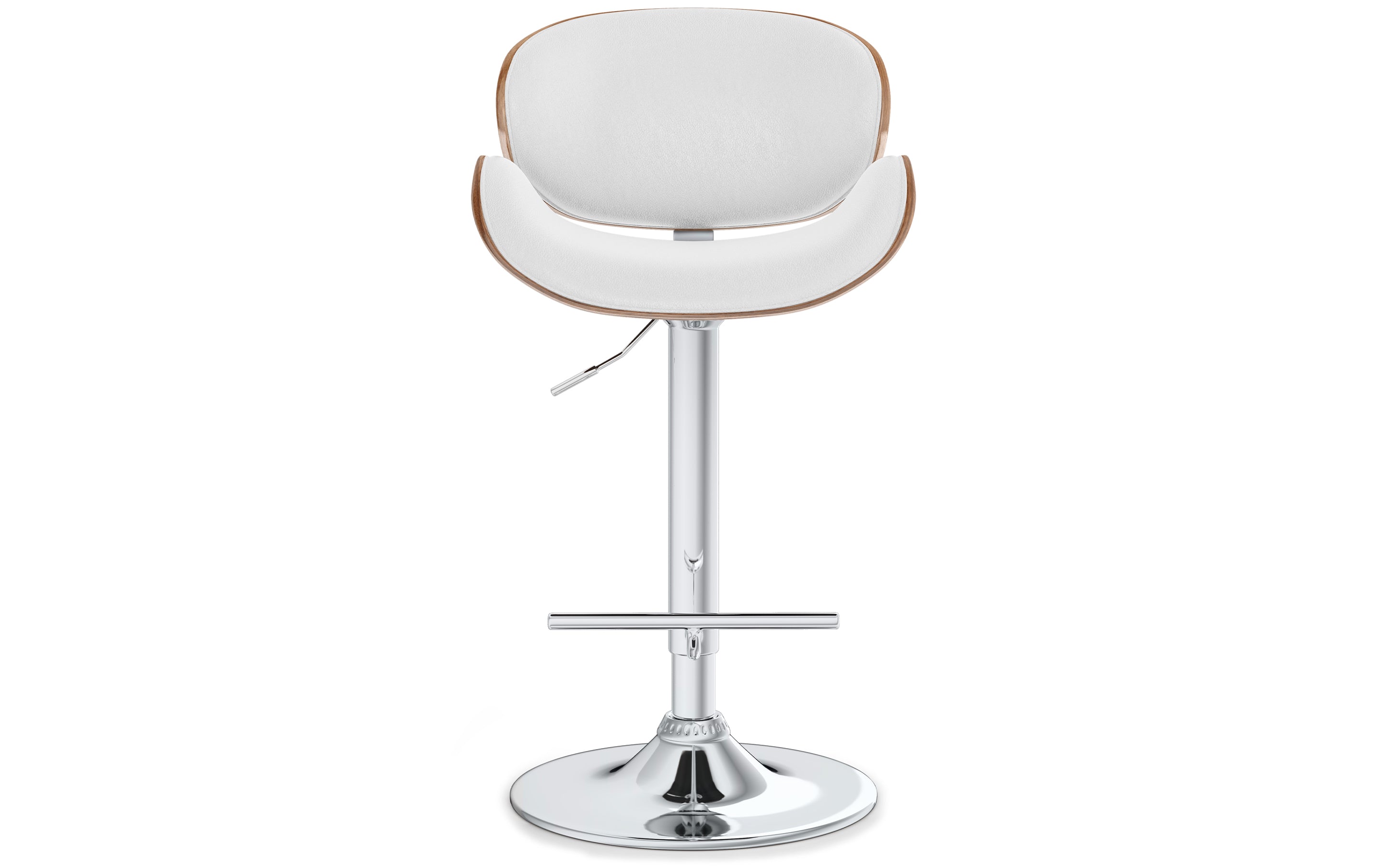 Marana Bentwood Adjustable Swivel Bar Stool