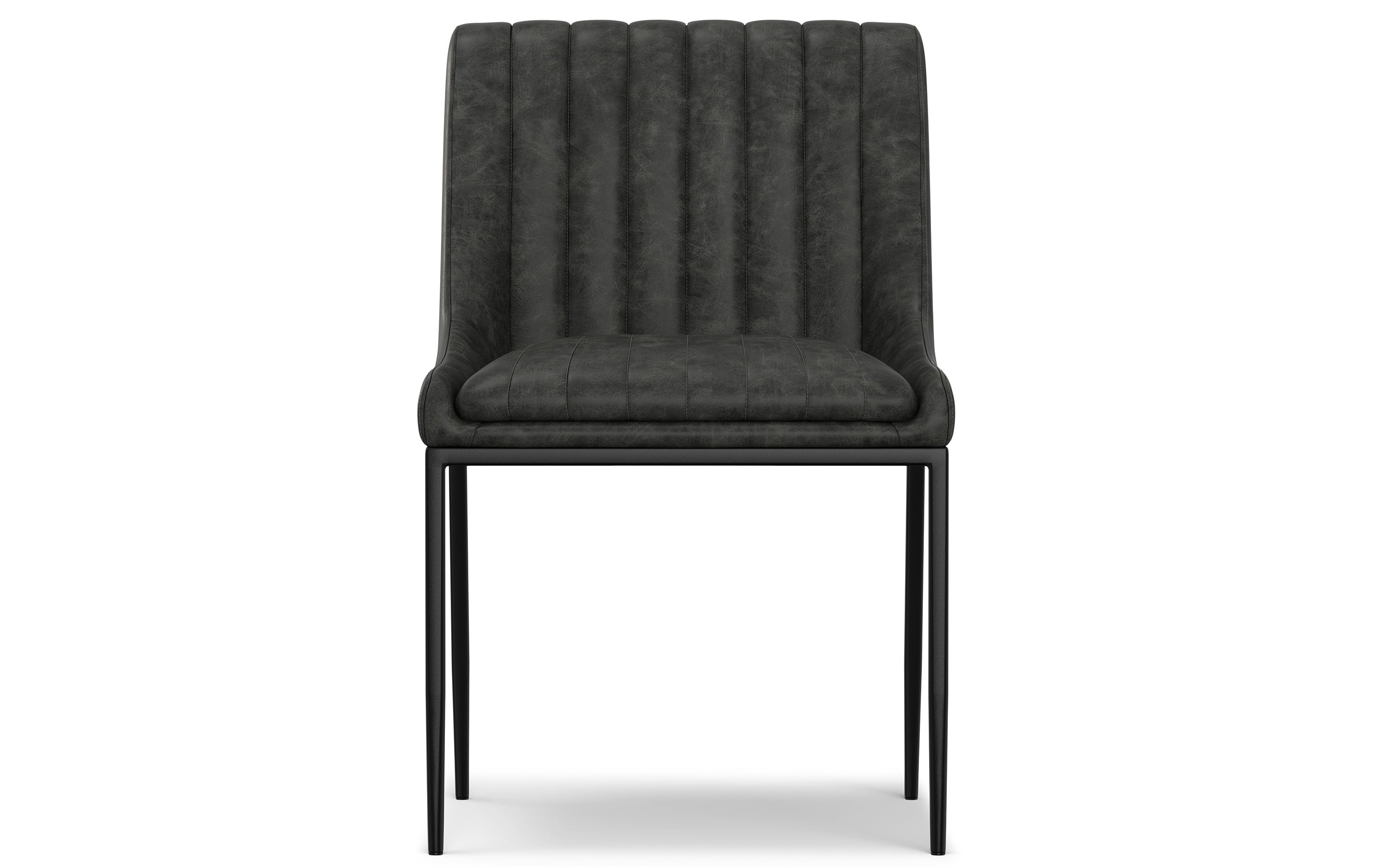 Melody Dining Chair (Set of 2) in Distressed Vegan Leather