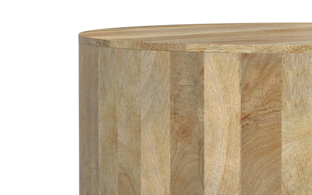 Millbury Drum Coffee Table in Mango