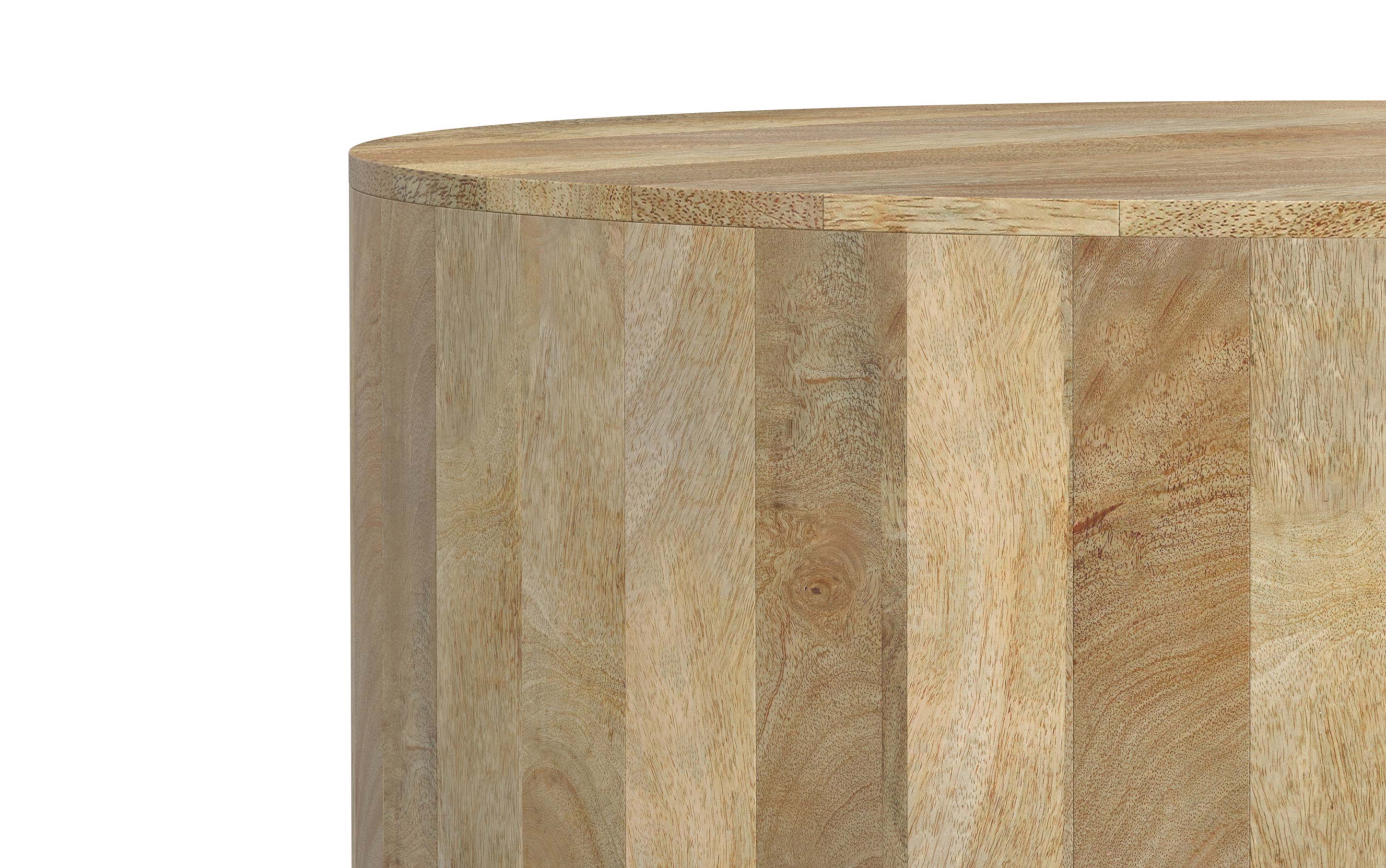 Millbury Drum Coffee Table in Mango