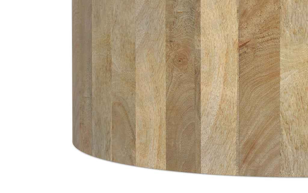 Millbury Drum Coffee Table in Mango