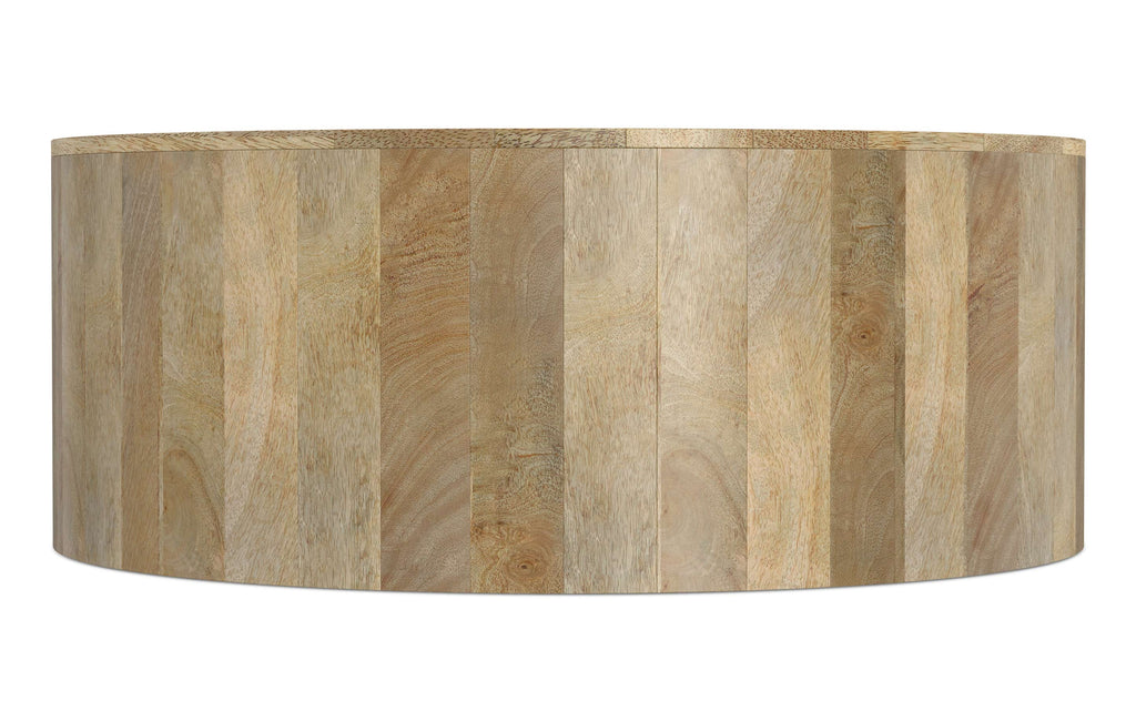 Millbury Drum Coffee Table in Mango