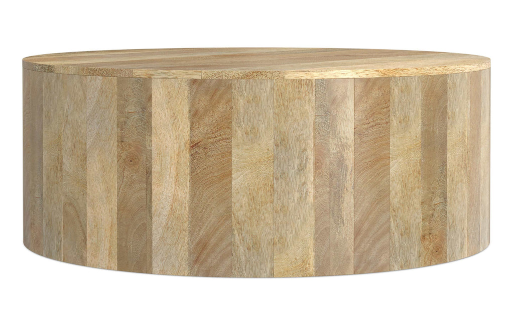 Millbury Drum Coffee Table in Mango