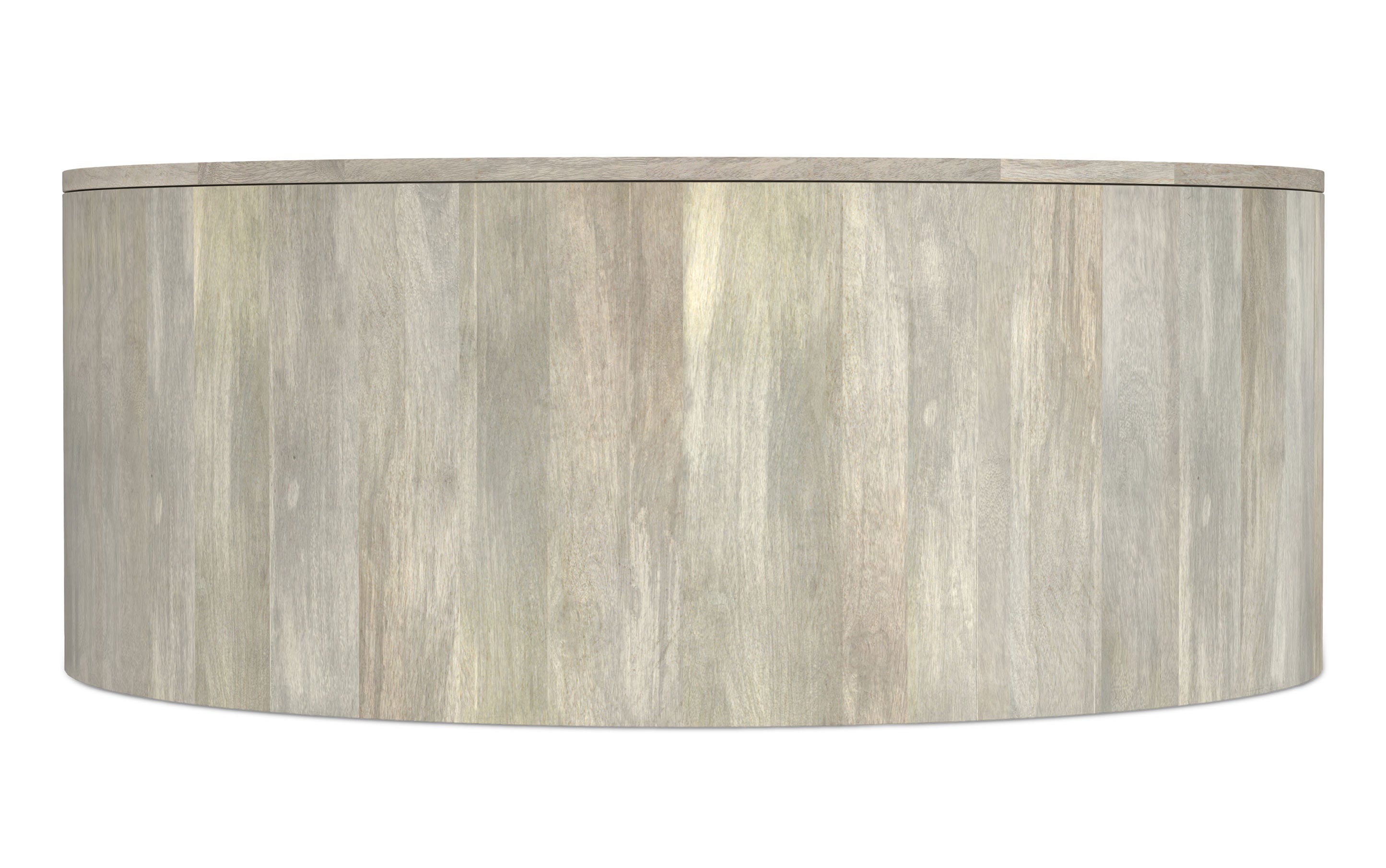 Millbury Drum Coffee Table in Mango