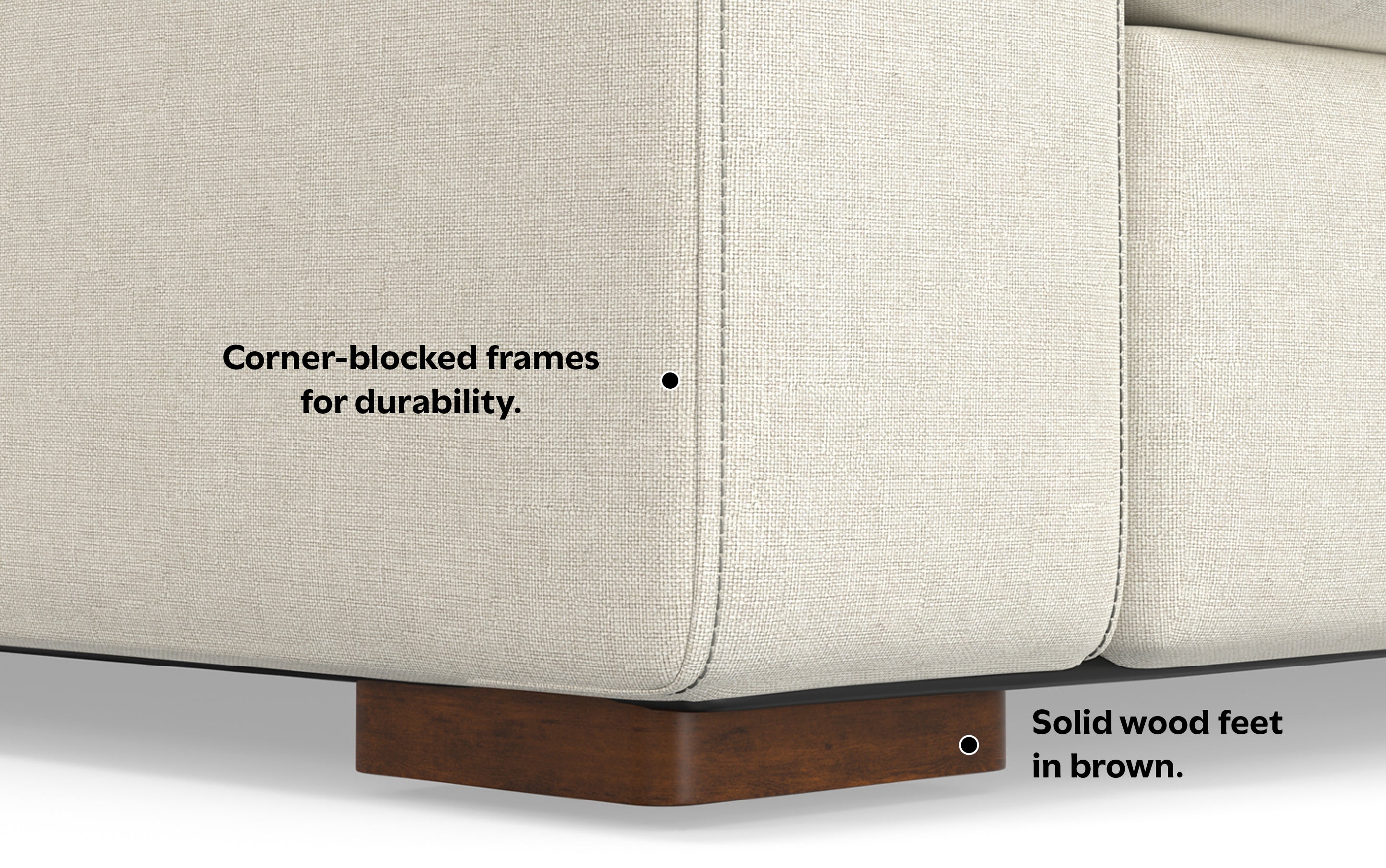 Charlie 78 inch Deep Seater Sofa