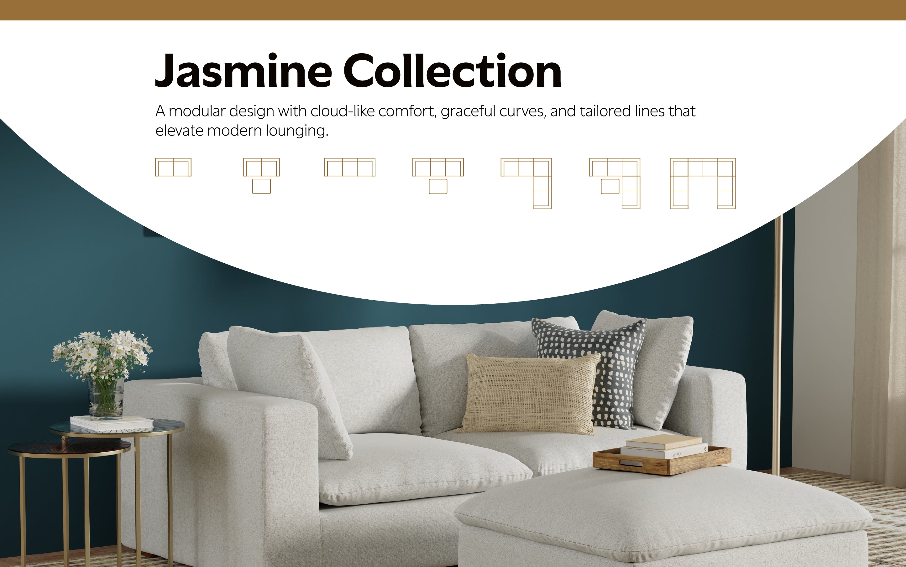 Jasmine Ottoman