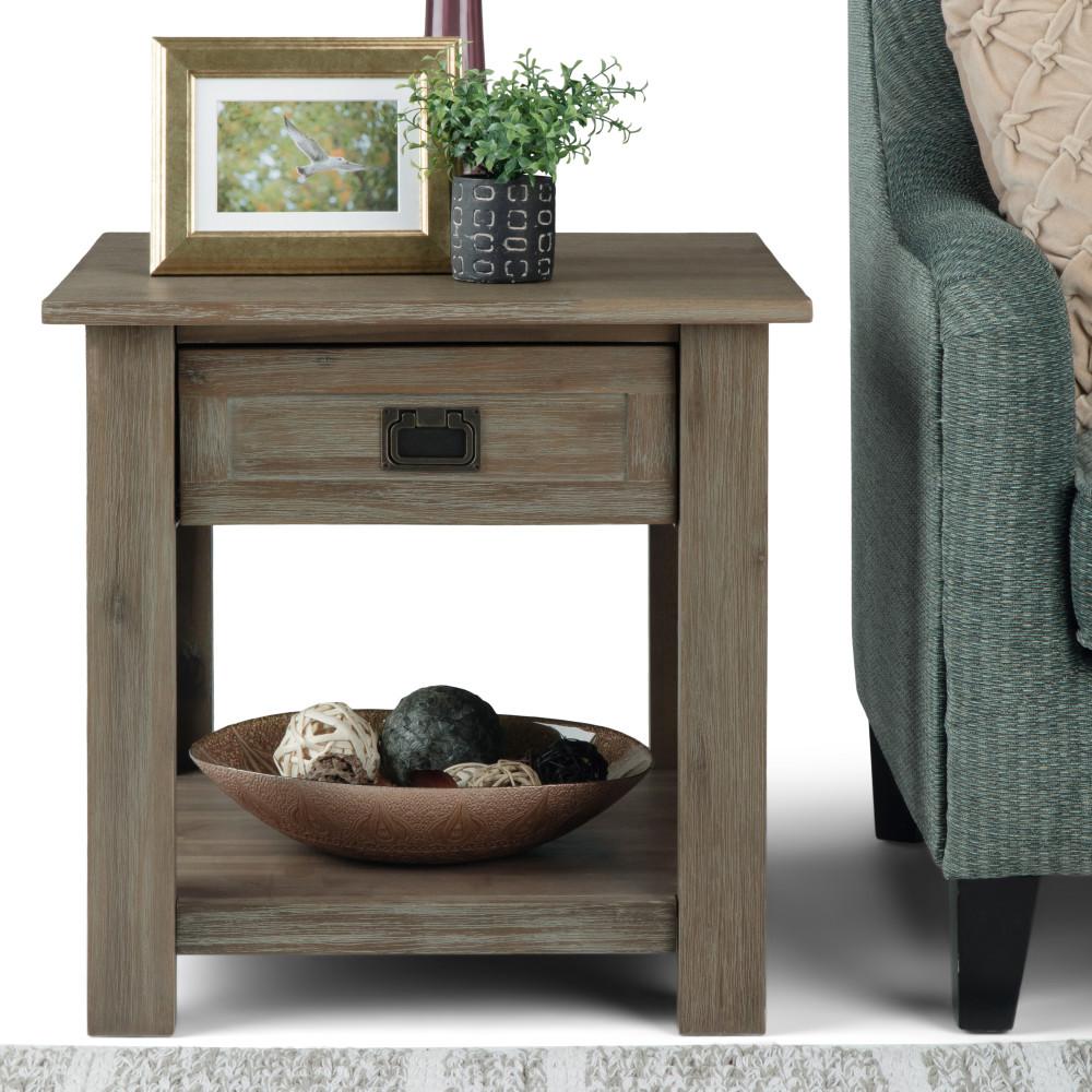 Monroe End Table in Acacia