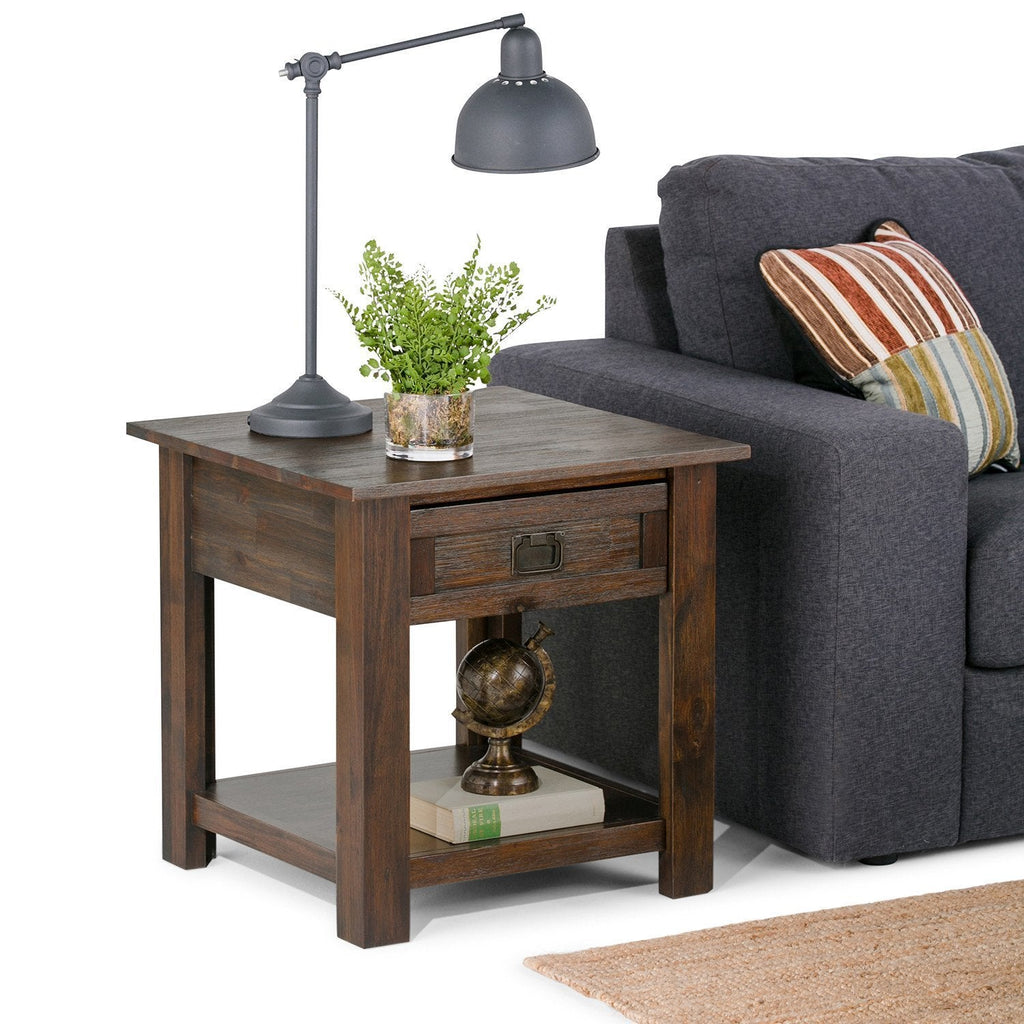 Monroe End Table in Acacia
