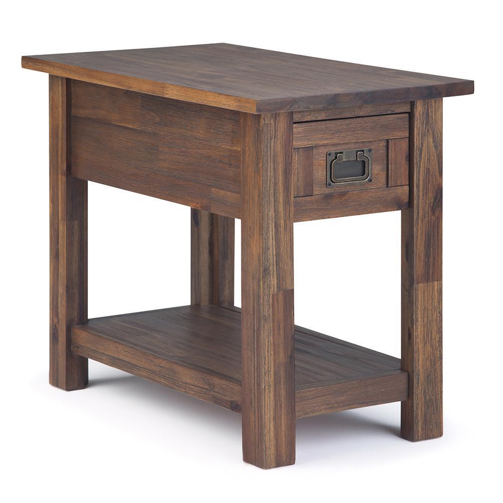 Monroe Narrow Side Table in Acacia