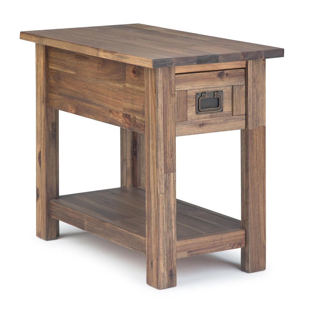 Monroe Narrow Side Table in Acacia