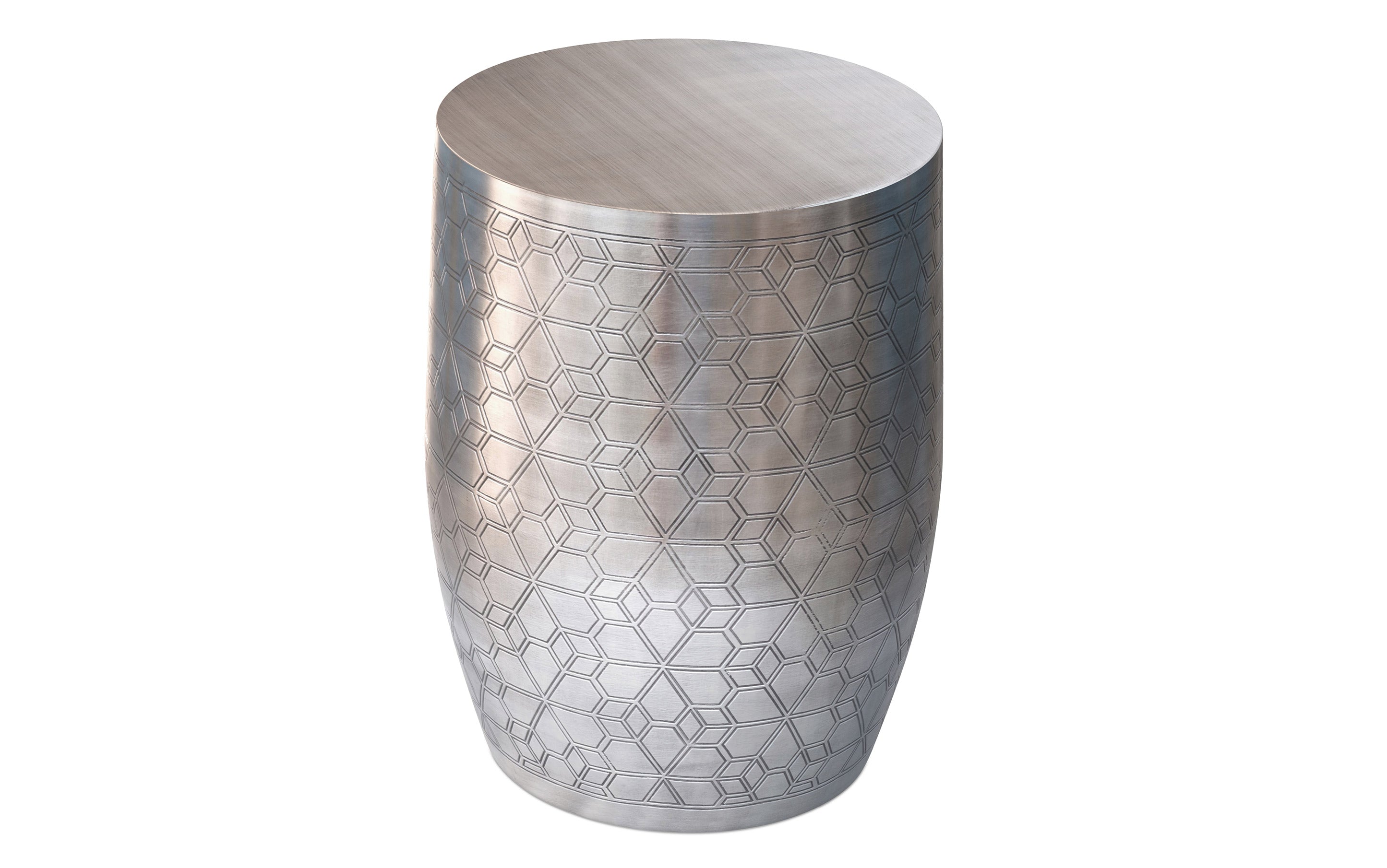 Johnsen 15 inch Geometric Pattern Accent Table