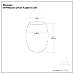 Flanigan Metal Table