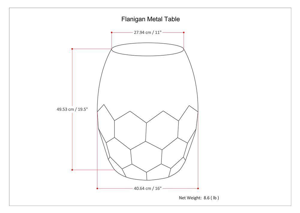 Flanigan Metal Table