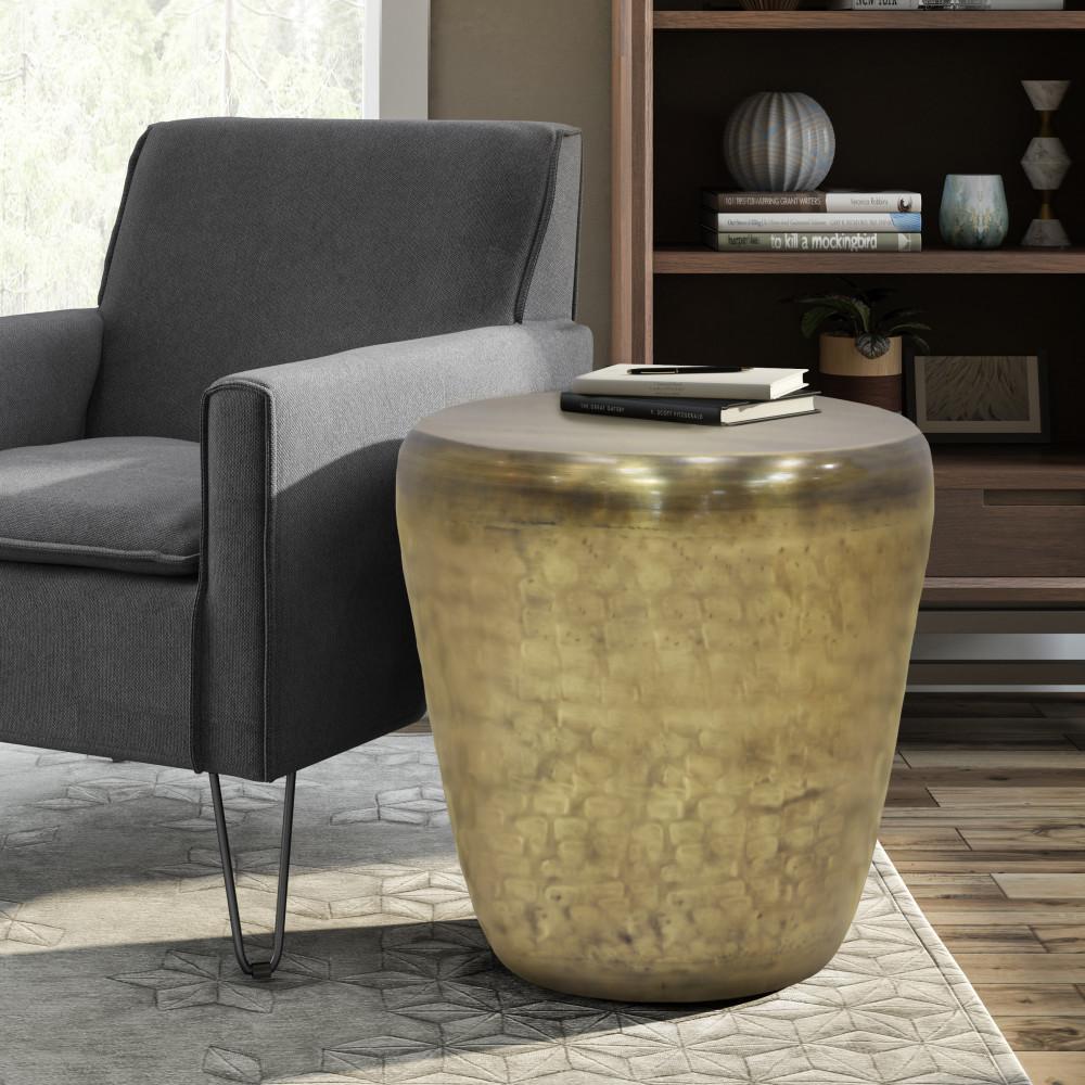 Garvy Metal Side Table