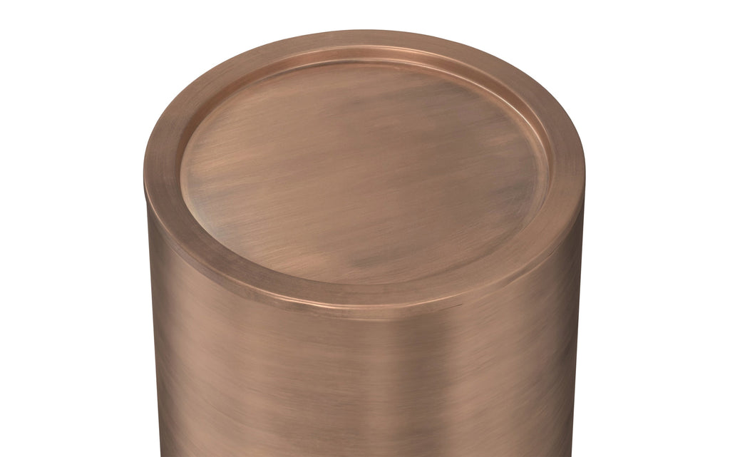 Corbin Metal Side Table in Smooth Finish