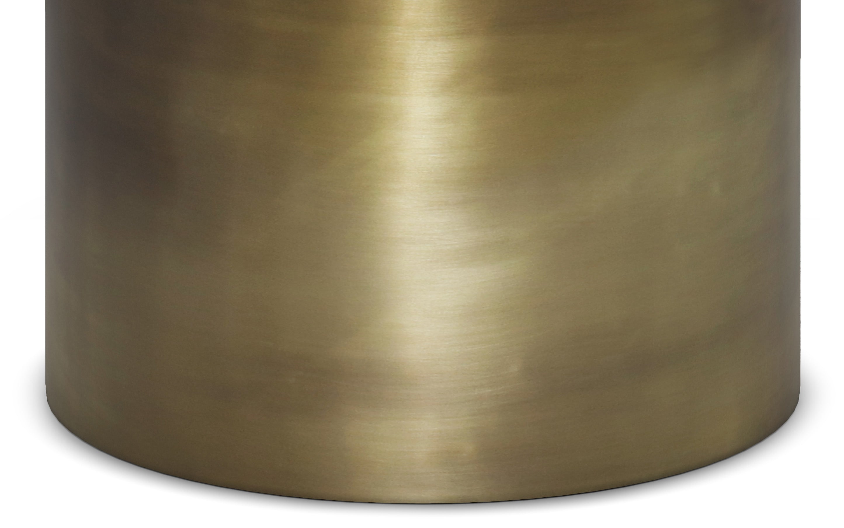 Corbin Metal Side Table in Antique Gold