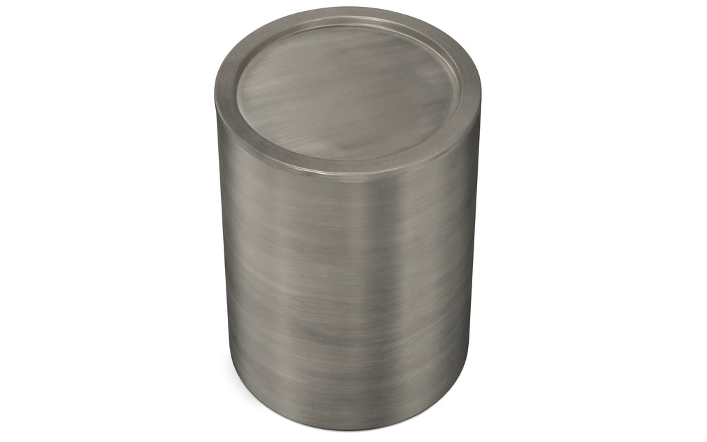 Corbin Metal Side Table in Smooth Finish