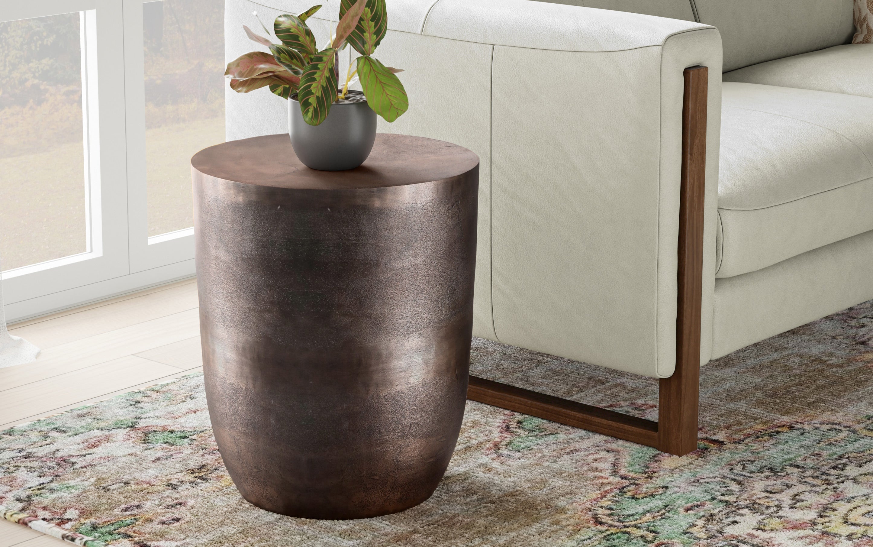 Morris Metal Accent Table